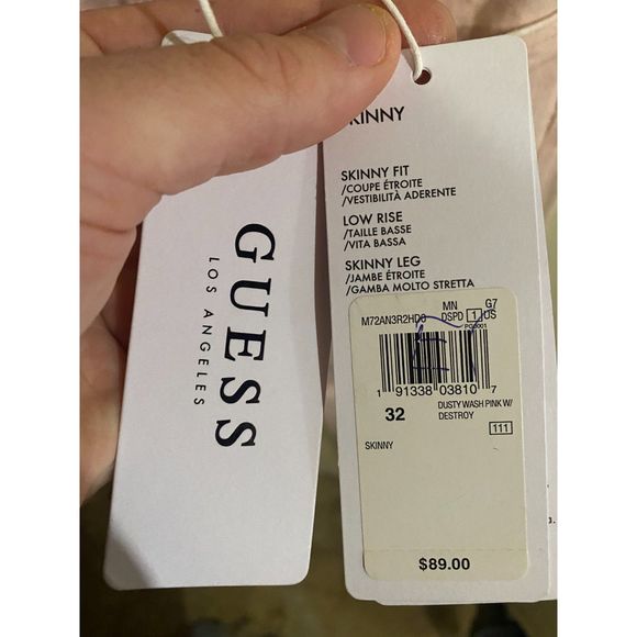 Men's Guess Distressed Skinny Jeans - Picture 3 of 6